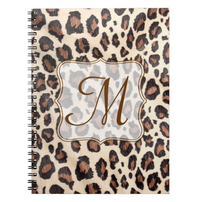 Carnet animal d'initiale de monogramme de tache de (Devant)