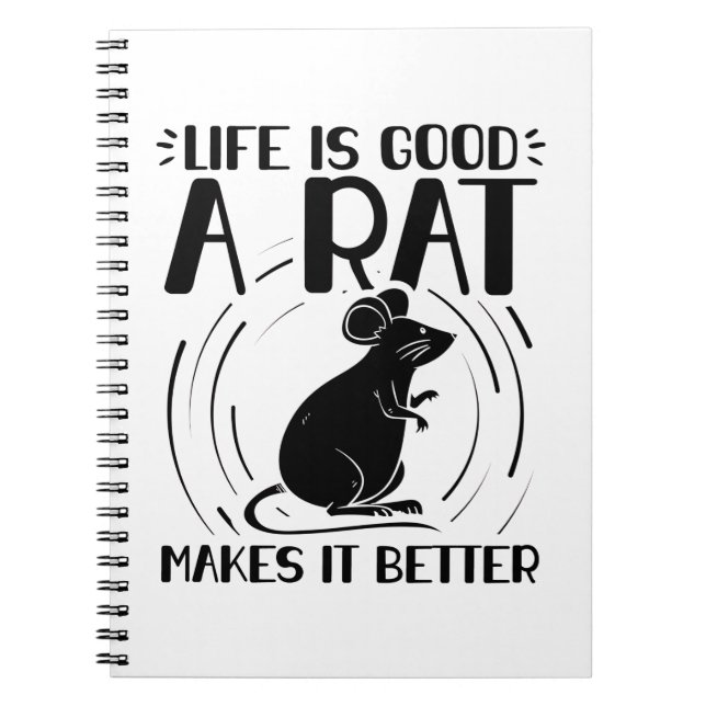 Carnet Animal | Rats rongeurs Animaux Cadeaux (Devant)