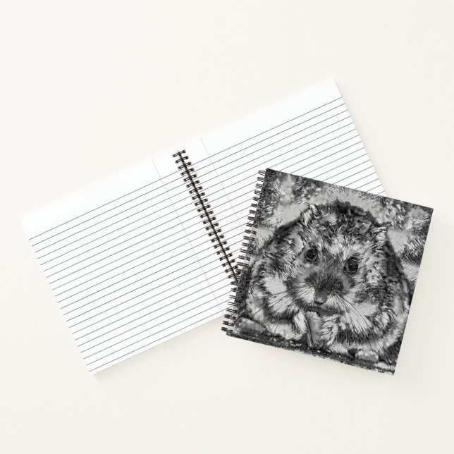 Carnet AnimalArtBW_Hamster_001 (Intérieur)