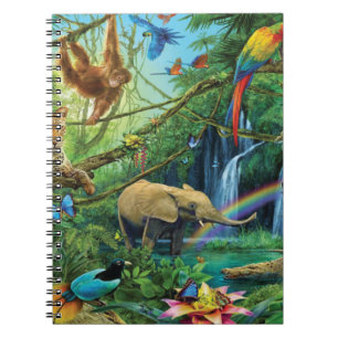 Carnet Animals living together throw pillow