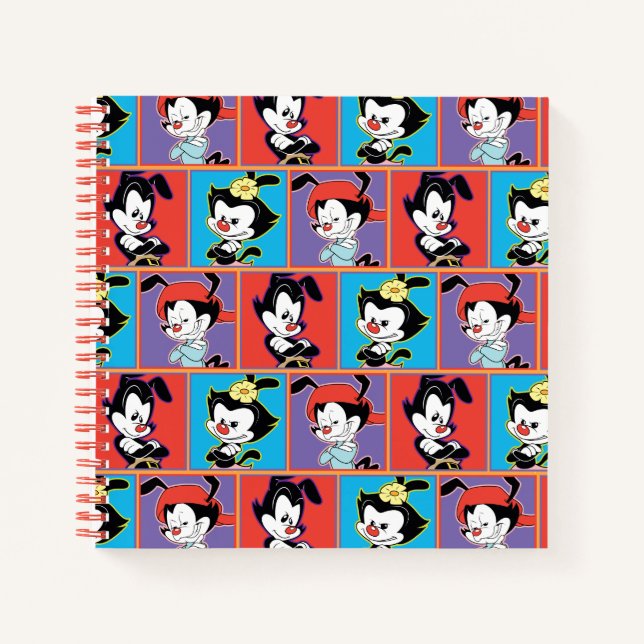 Carnet Animaniacs | Graphique de panneau Yakko, Dot et Wa (Devant)