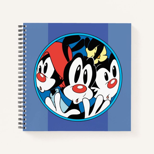 Carnet Animaniacs | Warner Siblings Circle Graphic (Devant)