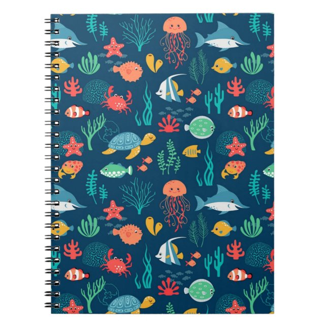 Carnet Animated sea life design (Devant)