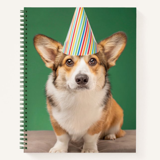 Carnet Animaux de bébés cutest | Corgi Anniversaire Chiot (Devant)