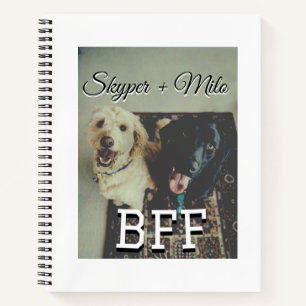 Carnet Animaux de compagnie amis besties ajouter nom anim