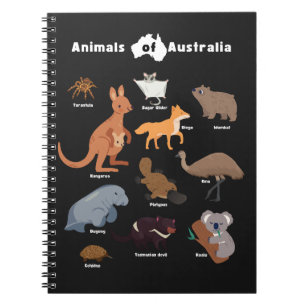Carnet Animaux de l'Australie faune australienne