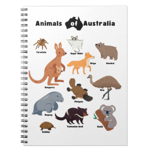 Carnet Animaux de l'Australie faune australienne
