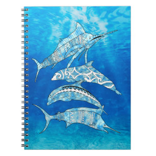 Carnet Animaux de l'océan Tribal