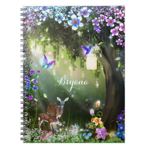 Carnet Animaux enchantés de la forêt de la fantasy