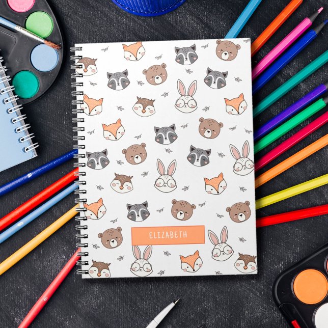 Carnet Animaux mignons de dessins animés pour enfants (Créateur téléchargé)
