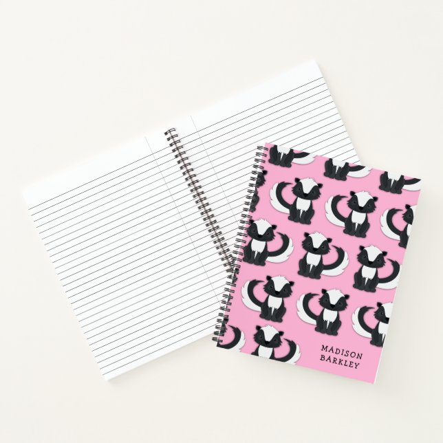 Carnet Animaux mignons de la forêt de Skunk Kid (Intérieur)
