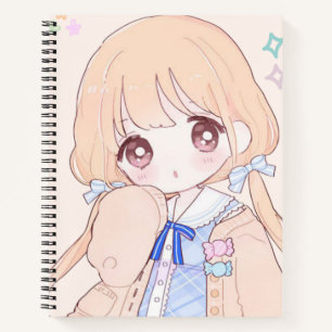 Carnet Anime Cute Girl