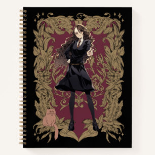 Carnet Anime Hermione Granger Cadre Orné