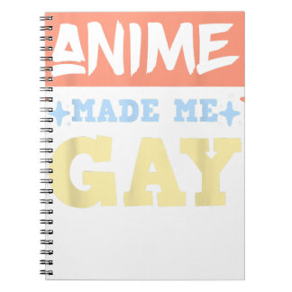 Carnet Anime M'A Fait Gay Drôle Anime Mème Gay pride LBGT