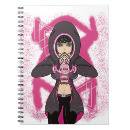 Carnet Anime Manga Ordinateur Futuriste Hacker Cyberpunk