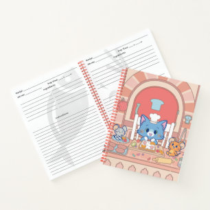 Carnet Anime Tom, Jerry et boulangerie Tuffy