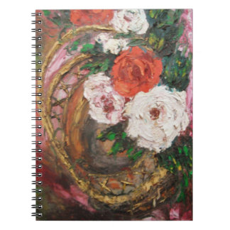 Carnet Ann Hayes Painting Panier à fleurs
