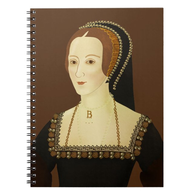 Carnet Anne Boleyn - illustration historique (Devant)