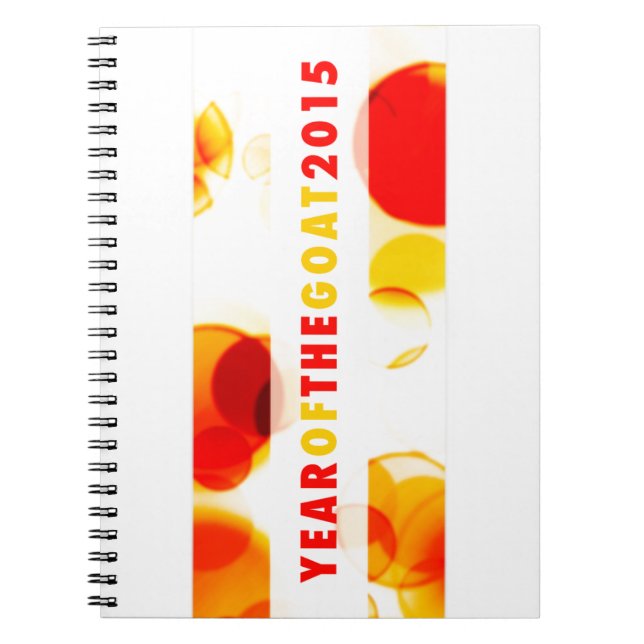 Carnet année de la chèvre 2015 (bokeh) (Devant)