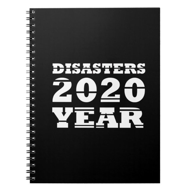 Carnet Année des catastrophes de 2020 (Devant)