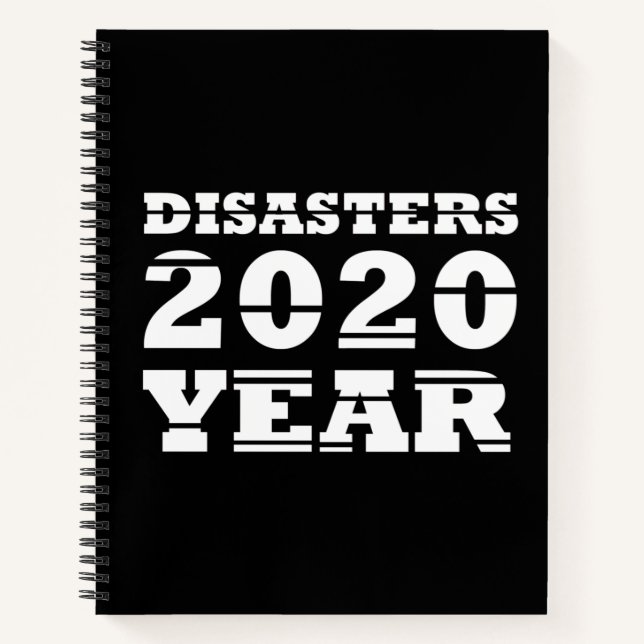 Carnet Année des catastrophes de 2020 (Devant)