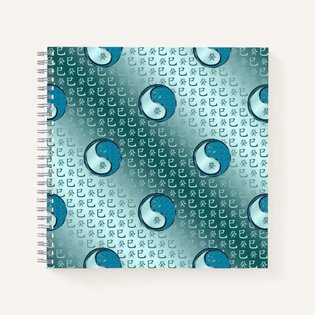 Carnet Année du Serpent d'Eau (Devant)