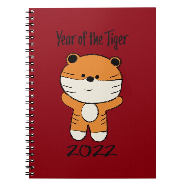 Carnet Année du Tigre 2022 (Devant)