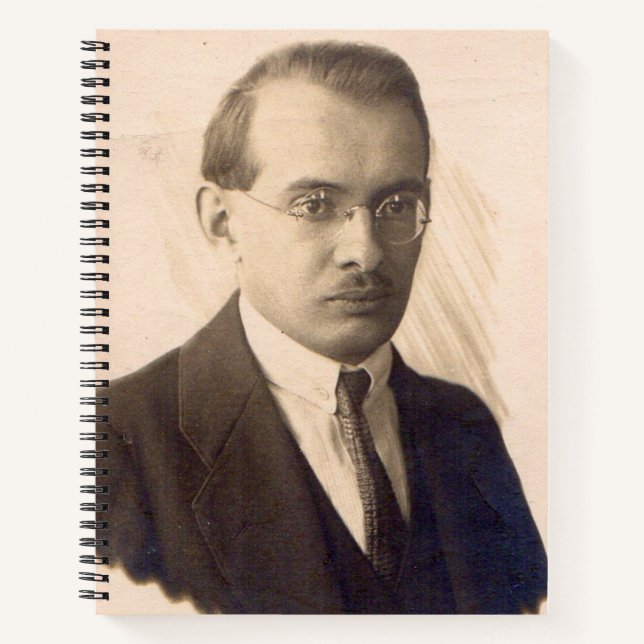 Carnet Années 1920 Monsieur Scientifique (Devant)