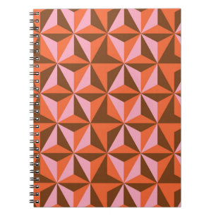 Carnet Années 70 : Arrière - plan Motif Vintage