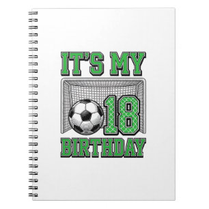 Carnet Anniversaire 18 ans Football Vintage
