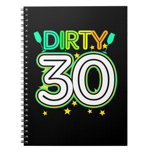 Carnet Anniversaire 30 ans | Joyeux 30e anniversaire (Devant)