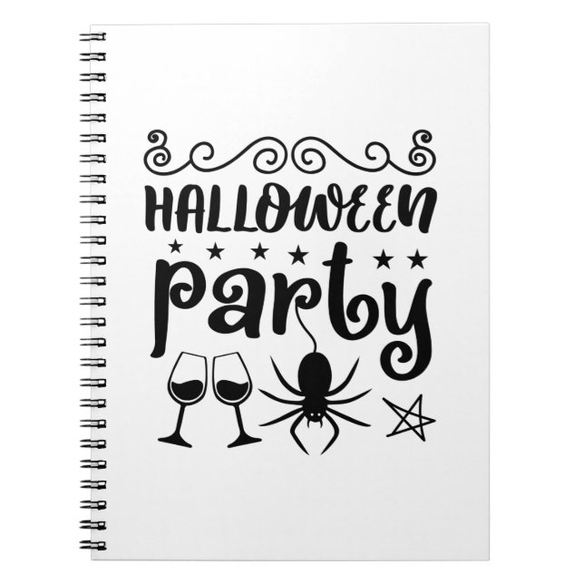 Carnet Anniversaire de la fête d'Halloween (Devant)