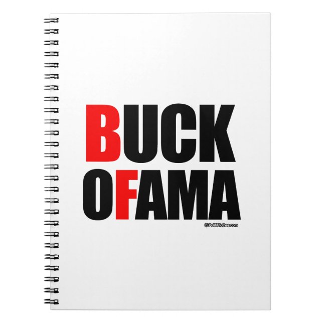 Carnet Anti-Obama - MÂLE OFAMA 2 (Devant)