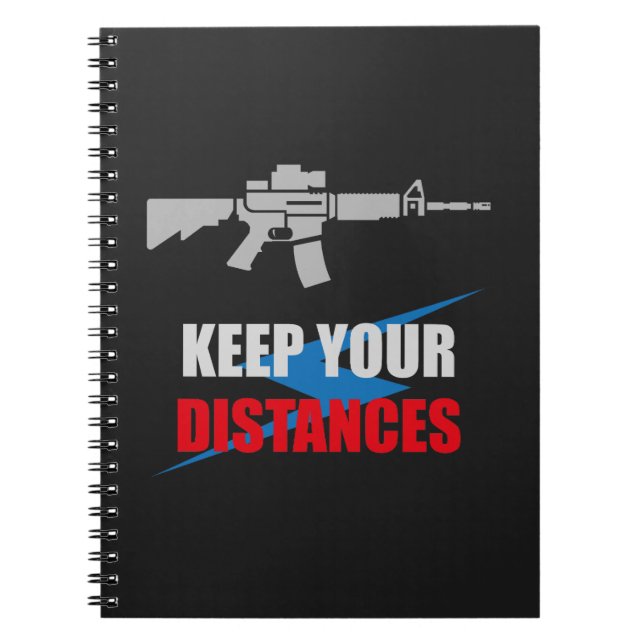 Carnet Anti Social Rifle Humor (Devant)