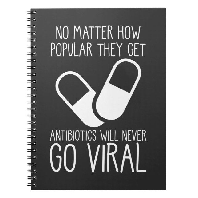 Carnet Antibiotics Viral Science Researcher Pharmacist (Devant)