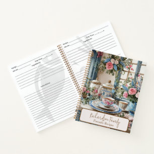 Carnet Antique cuisine rose recette familiale personnalis