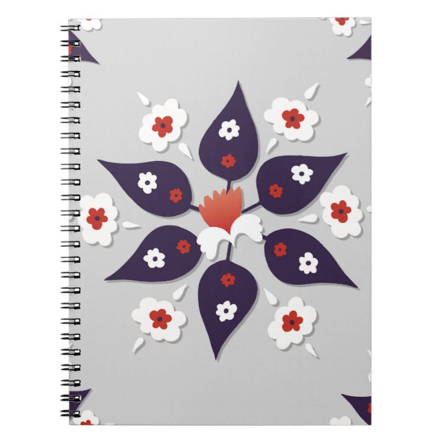 Carnet Antique ottoman turc design, abstraite (Devant)
