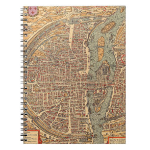 Carnet Antique vieille carte inspirée (14)