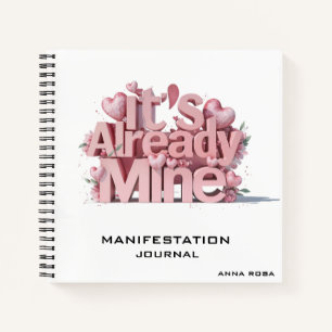 Carnet *~* AP85 Coeurs de manifeste d'attraction de la lo