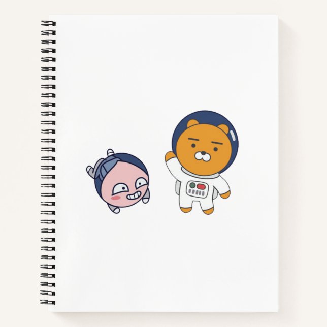 Carnet Apeach et Ryan dans l'espace (Devant)