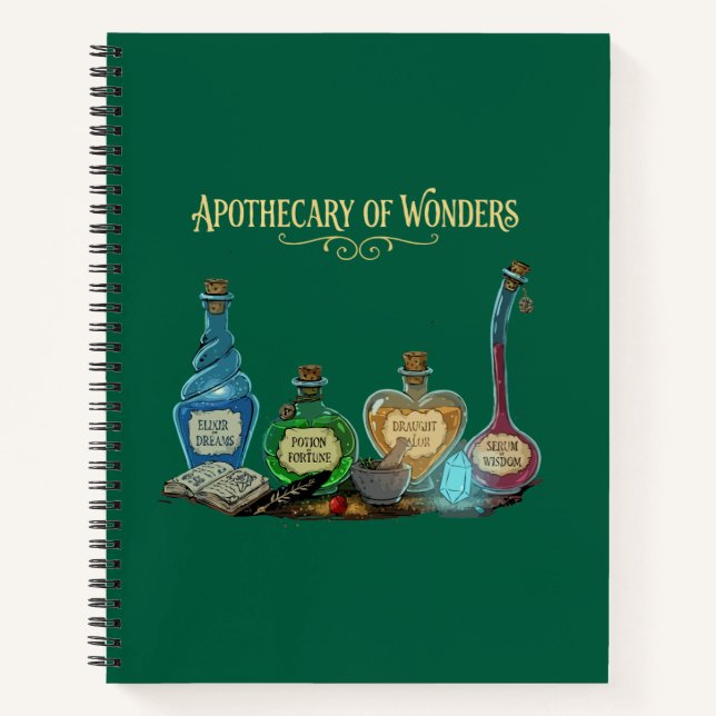 Carnet Apothecary of Wonders | Magical Fantasy   (Devant)