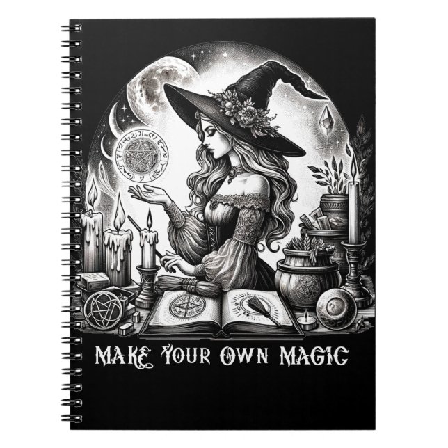 Carnet Apothicaire de sorcière charmante Faites votre pro (Devant)