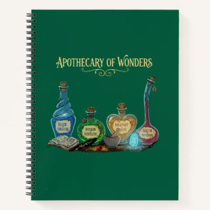 Carnet Apothicaire des Merveilles Fantastique Magique