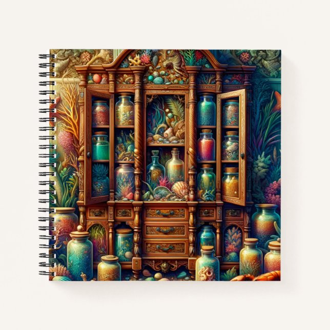 Carnet Apothicairerie de la Sirène – Cabinet Océan Enchan (Devant)