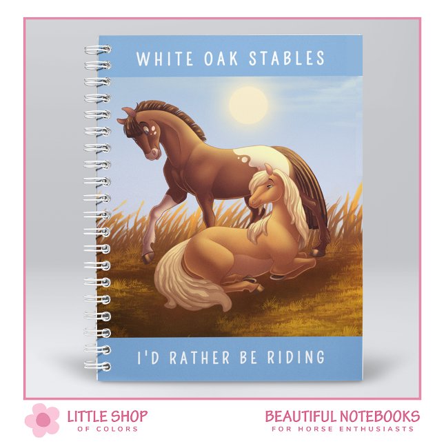 Carnet Appaloosa Palomino Horse personnalisable (Créateur téléchargé)