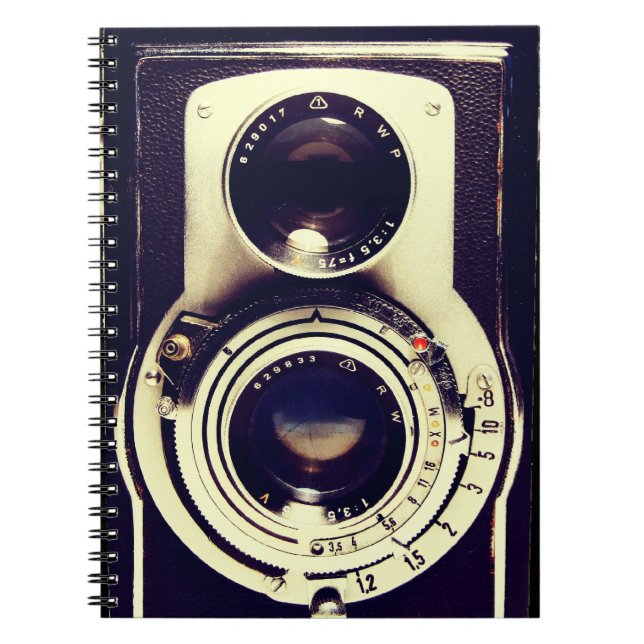 Carnet Appareil-photo vintage (Devant)