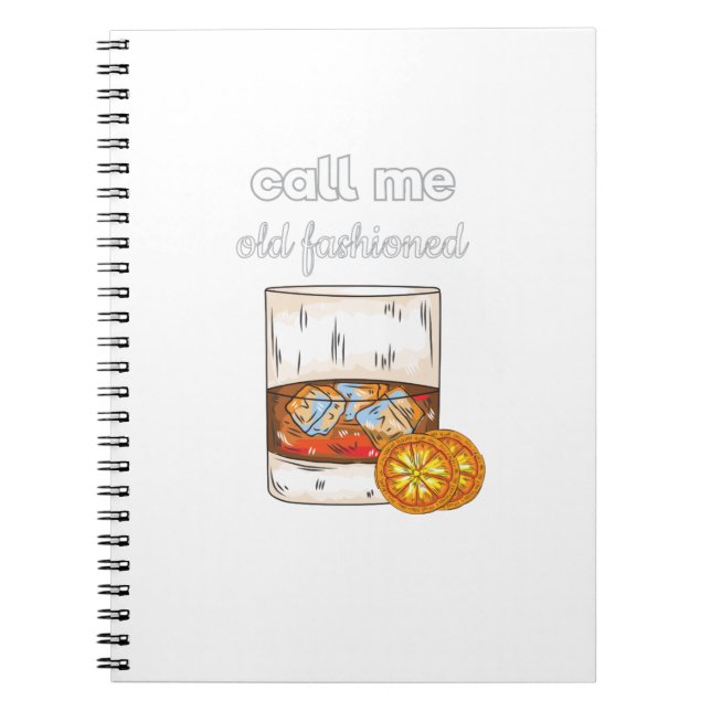 Carnet Appelez-moi vieux mode (Devant)