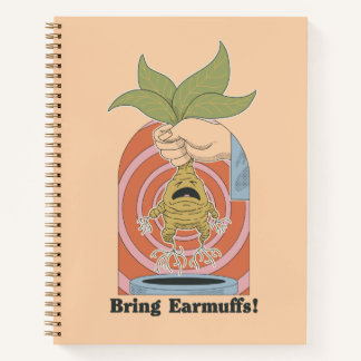 Carnet "Apportez des cache-oreilles !" Graphisme hurleur
