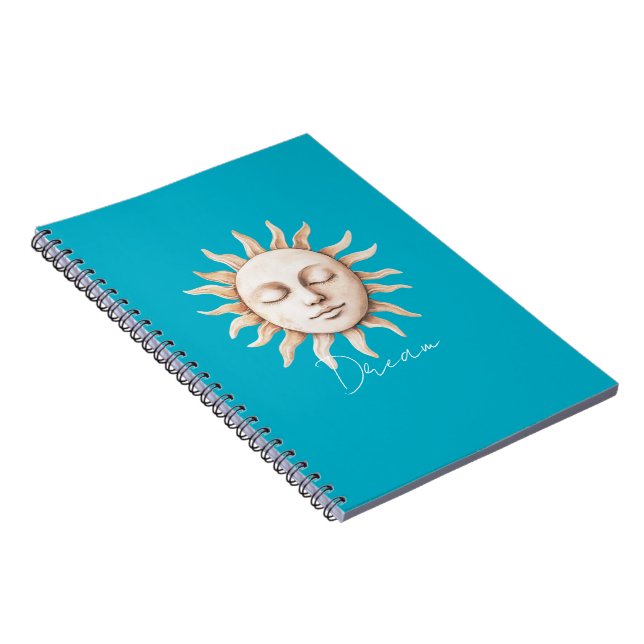Carnet Aqua Blue Dream Soleil sicilien (Côté Droit)
