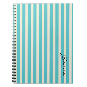 Carnet Aqua Stripes